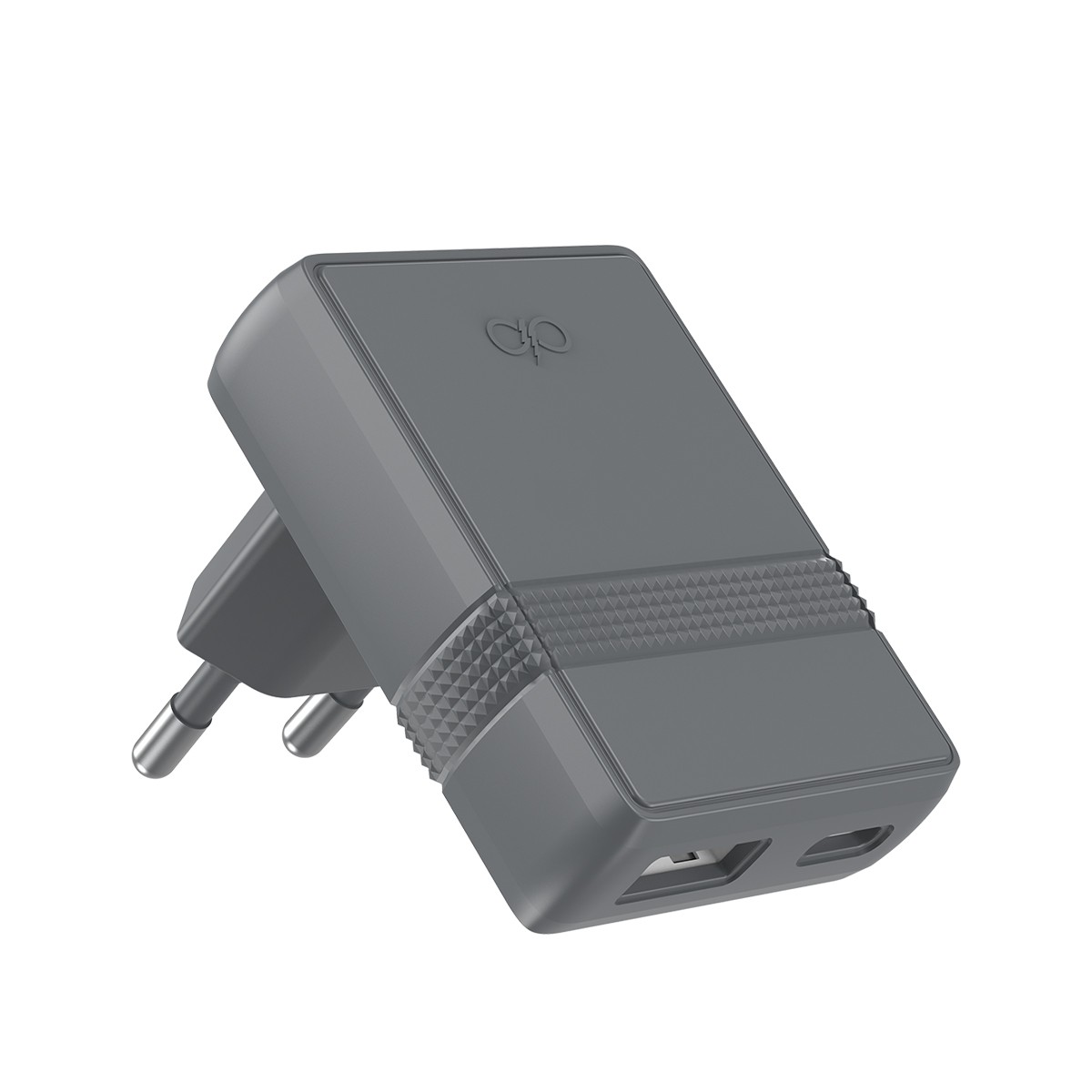 Chargeur compact 30W anti torsion gain de place pour prise derrière meuble
