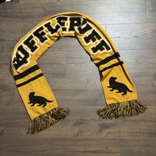 Harry Potter Hufflepuff Double Sided Scarf Universal Studios the Wizarding World