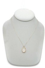 Sterling Silver 925 Real Preserved Snowflake Necklace 18"