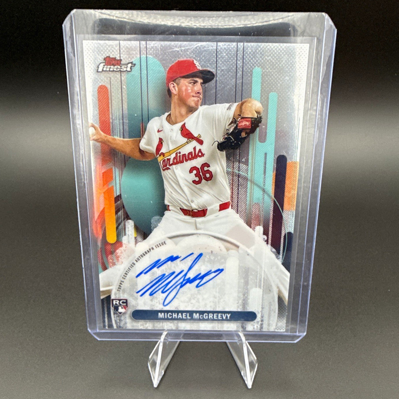Topps 2025 Topps Finest Finest Autographs Michael McGreevy #FA-MMC Auto RC