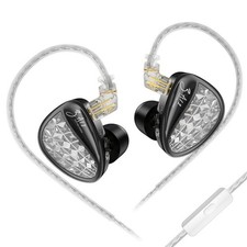 KZ ZA12 In-Ear Monitor Earphones 2DD 4BA Hybrid Audiophile HIFI Gaming IEM wi...
