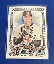 2025 Topps Allen and Ginter #217 Chase Dollander RC Colorado Rockies