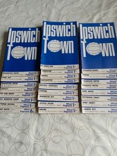 Bundle of 25 Ipswich town match day official programmes from 1969/ 70