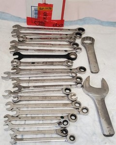 Lot of 21 Blue Point, Matco & more Assorted Combination Wrench Set LOT-1038