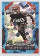 2019 Panini Prizm Rookies Blue Ice Prizm 15/99 Greedy Williams #315 0gg