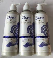 X2 Dove London Amplified Textures Super Slip Detangling Conditioner 340ml Curls