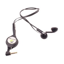 Retractable Earphones Headphones Hands-free Headset Handsfree for Cell Phones