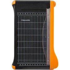 Fiskars 1071228 Paper Trimmer, 9 in L, 8 in W Paper, 8-1/2 in L Cutting