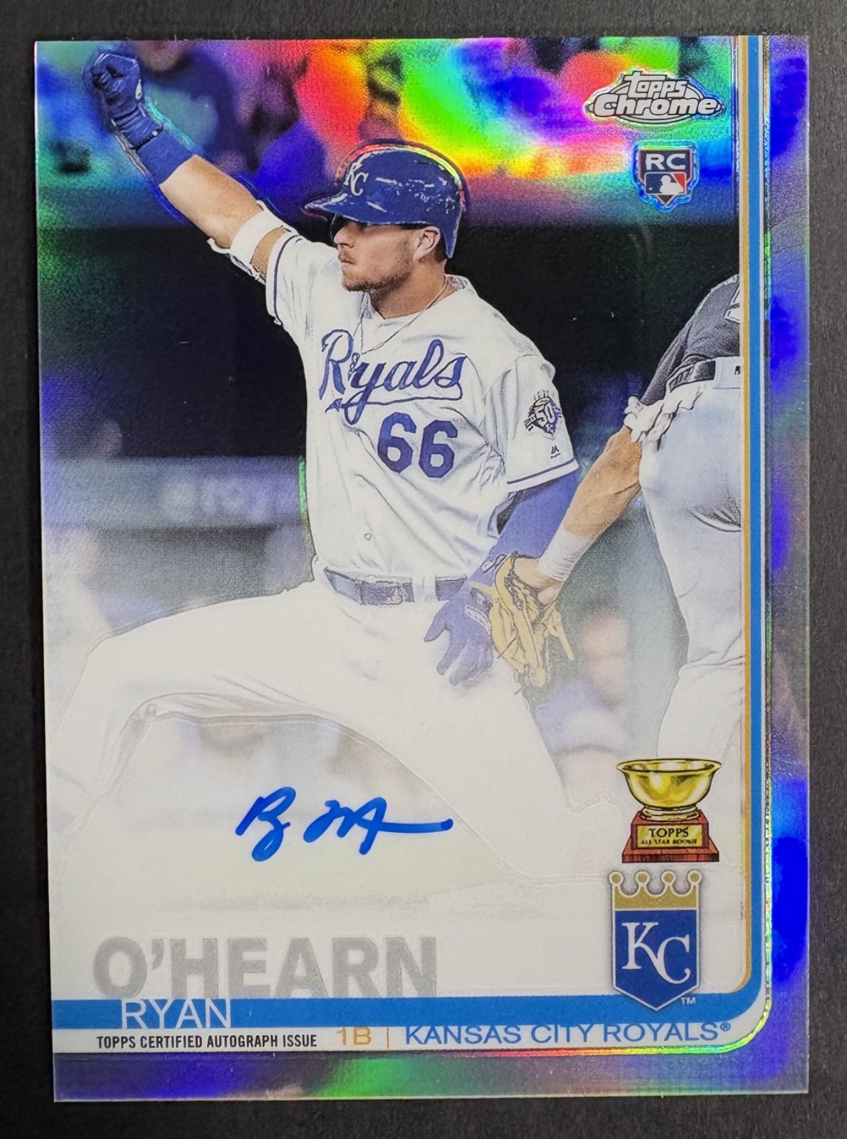 2019 RYAN O'HEARN Topps Chrome Autograph Auto Refractor Rookie RC #/499 Pirates