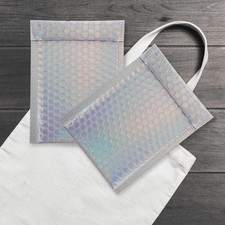 20pcs Multipurpose Padded Bubble Mailers Thickened Express Bubble Bags (Silver)