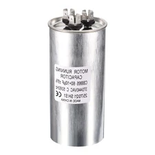 CBB65 Dual Run Start Capacitor 60 10uF 370VAC 440VAC Circular Run Capacitor
