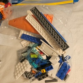 LEGO City Coast Guard Set 7738 Coast Guard Helicopter & Life Raft 100% COMPLETE