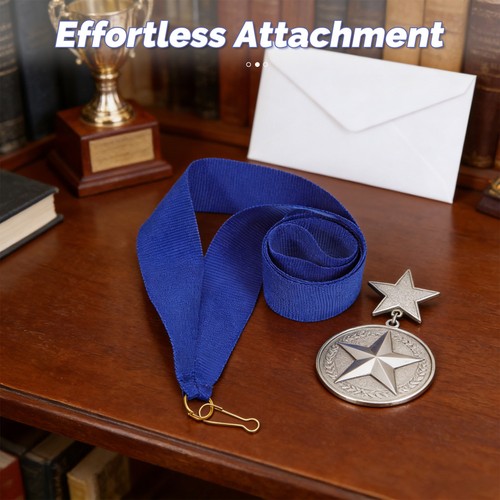 30 PCS Recognition Ribbons Party Medal Lanyards Competition Blue Badge - 第 11/12 張圖片