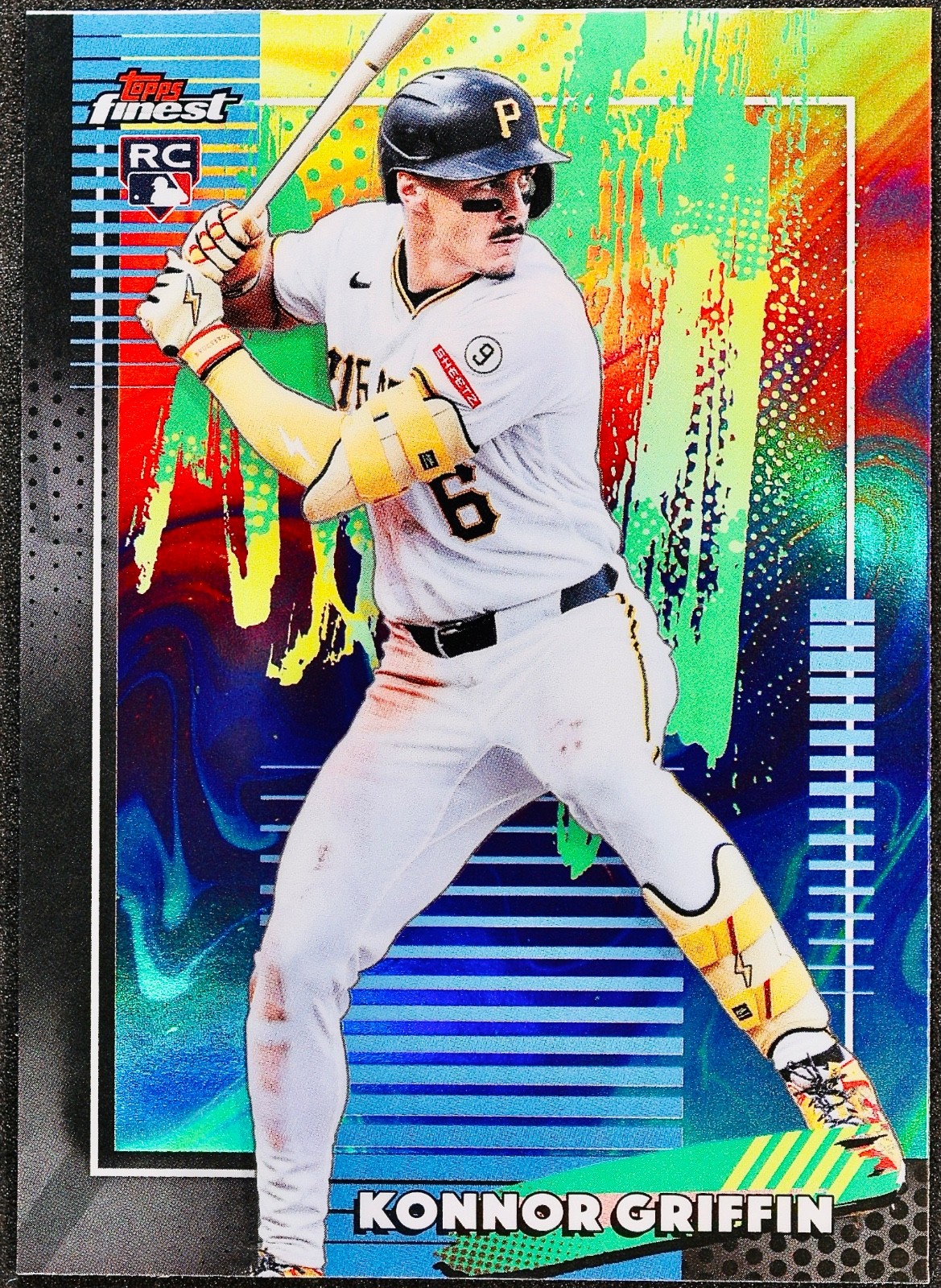 2026 Topps Finest KONNOR GRIFFIN RC Oil Spill #6 Pirates