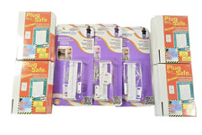 4 Plug Safe Decorator Child Safe Outlet Cover 125  3 Twin Packs Safety Catches