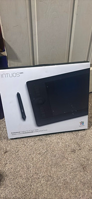 Wacom Intuos Pro Graphics Tablet with Stylus Pen and Pen Holder
