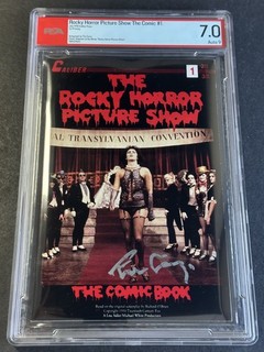 Tim Curry Signed Rocky Horror Picture Show The Comic #1 IDW 1990 PSA 7.0 AUTO 9
