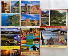 IRELAND Postcards Lot 6 x Ireland Dingle Moher Cliffs Clifden Killarney Postcard