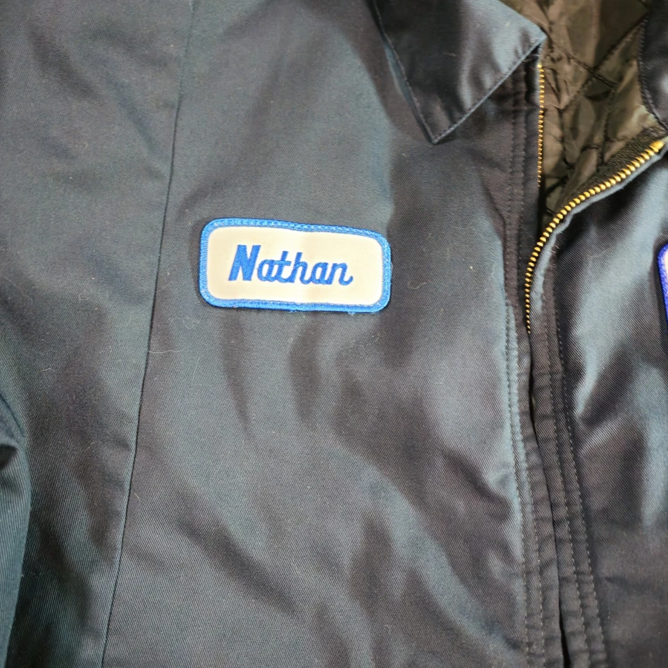 XL Work Jacket Uniform Cintas Unifirst Red Kap Insulated Lined Panel Coat - Image 3 of 4