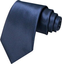 Solid Color Tie Mens Necktie for Business and Wedding