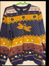 Laika Coraline  Holiday Dragonfly Sweater. Size Large