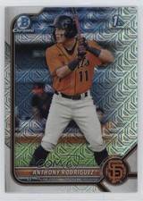2022 Bowman Chrome Prospects Mega Box Mojo Refractor Anthony Rodriguez 17yt