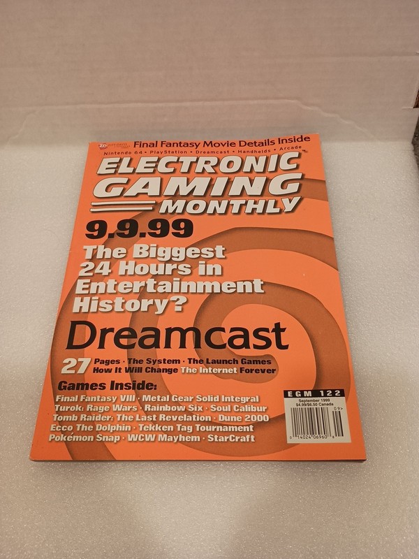 ELECTRONIC GAMING MONTHLY - Issue #122 - September 1999 - Dreamcast
