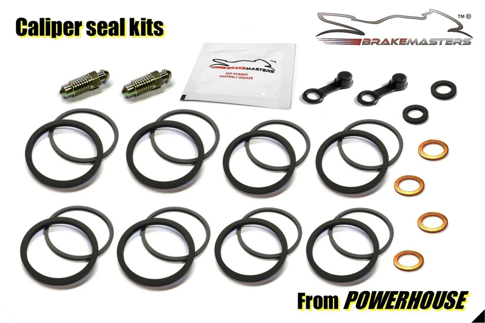 Yamaha XVZ12 D VENTURE ROYALE 1989 front brake caliper maintenance kit — 第 2/4 张图片