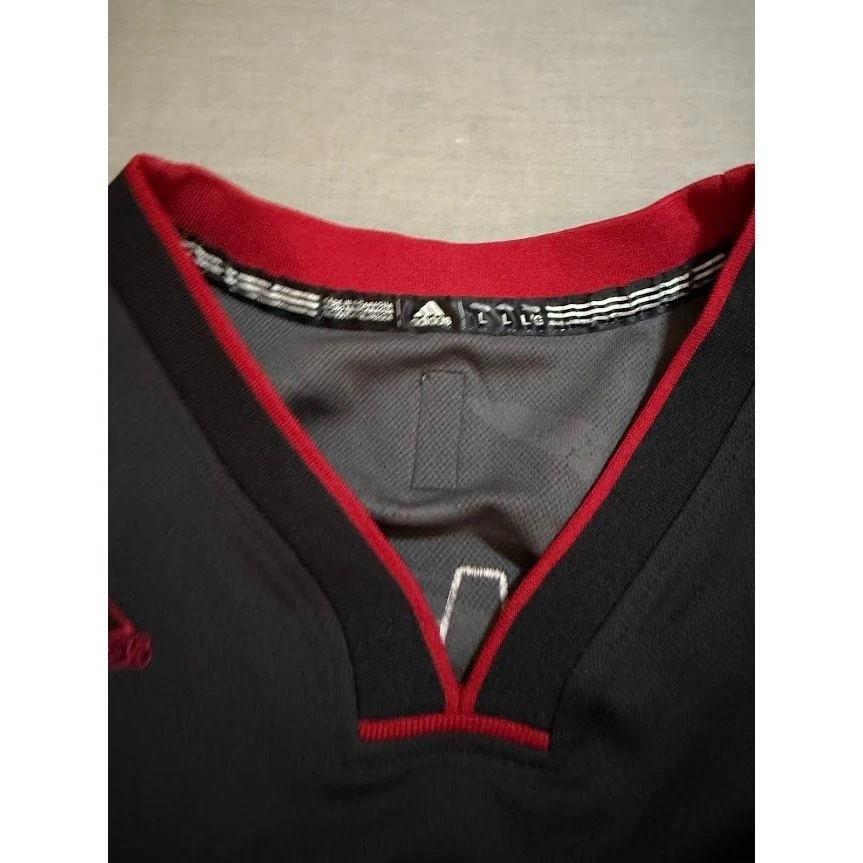 Camiseta Adidas Miami Heat Dwyane Wade 2012 negra roja camuflada edición limitada para hombre L Foto 4 de 4