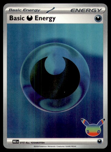 Basic Darkness Energy (30th Celebration) 015 MEE: Mega Evolution Energies