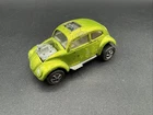 Vintage 1967 Hot Wheels Original Redlines LIME GREEN VW VOLKSWAGEN BEETLE BUG