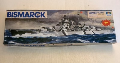 Trumpeter 1/350 German Battleship Bismarck #1501 OPEN BOX