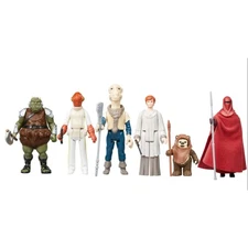 Star Wars The Retro Collection Return of the Jedi 6 4" Action Figures Set - NEW
