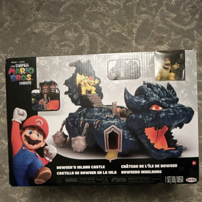 #ad Jakks Pacific Super Mario Bros. Movie Bowser#x27;s Island Castle Playset Bowser Fig… $79.99