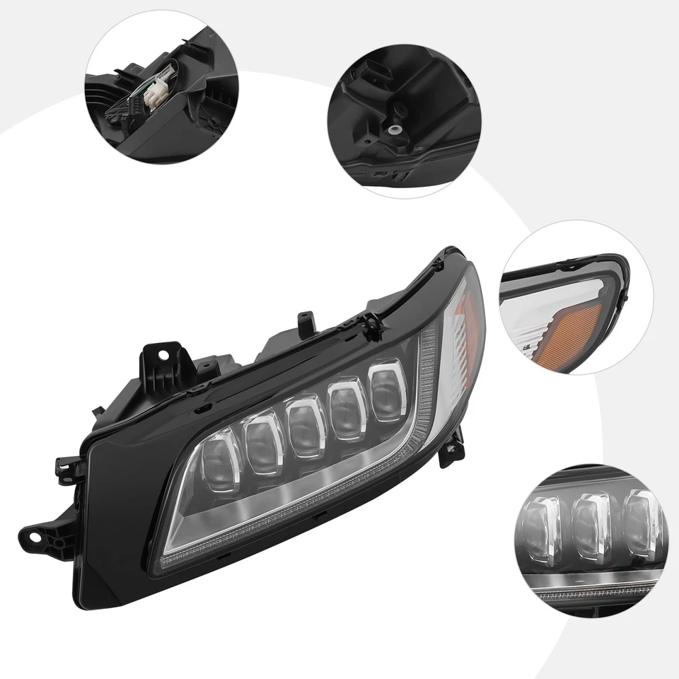 Headlight for 2017-2020 Lincoln Continental LED Models, LED Headlight, Left Side Foto 4 de 4