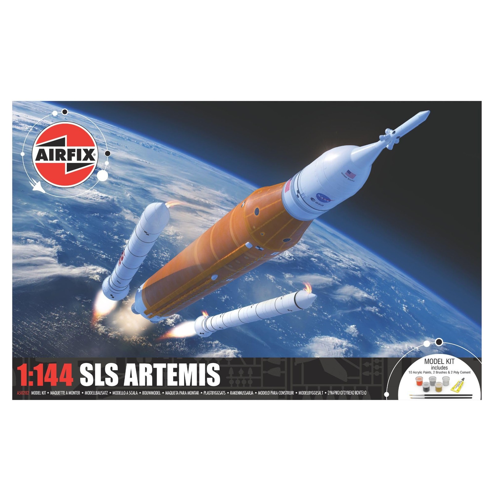 Airfix A50202 SLS Artemis Gift Set - Plastic Model Kits Spacecraft Building Kit 17290₽