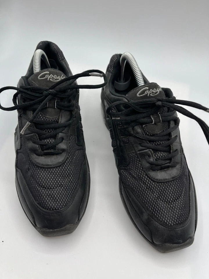 Zapatillas deportivas Capezio Fierce para mujer talla 11,5 triple negro con cordones Foto 3 de 4
