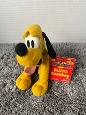 PLUTO Beanbag 82684 Plush Stuffed Animal 8"with Tags