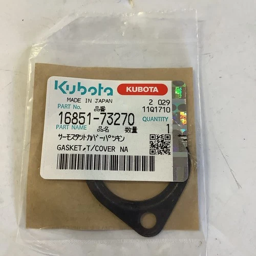 GENUINE KUBOTA THERMOSTAT & GASKET 15531-73014 16851-73270