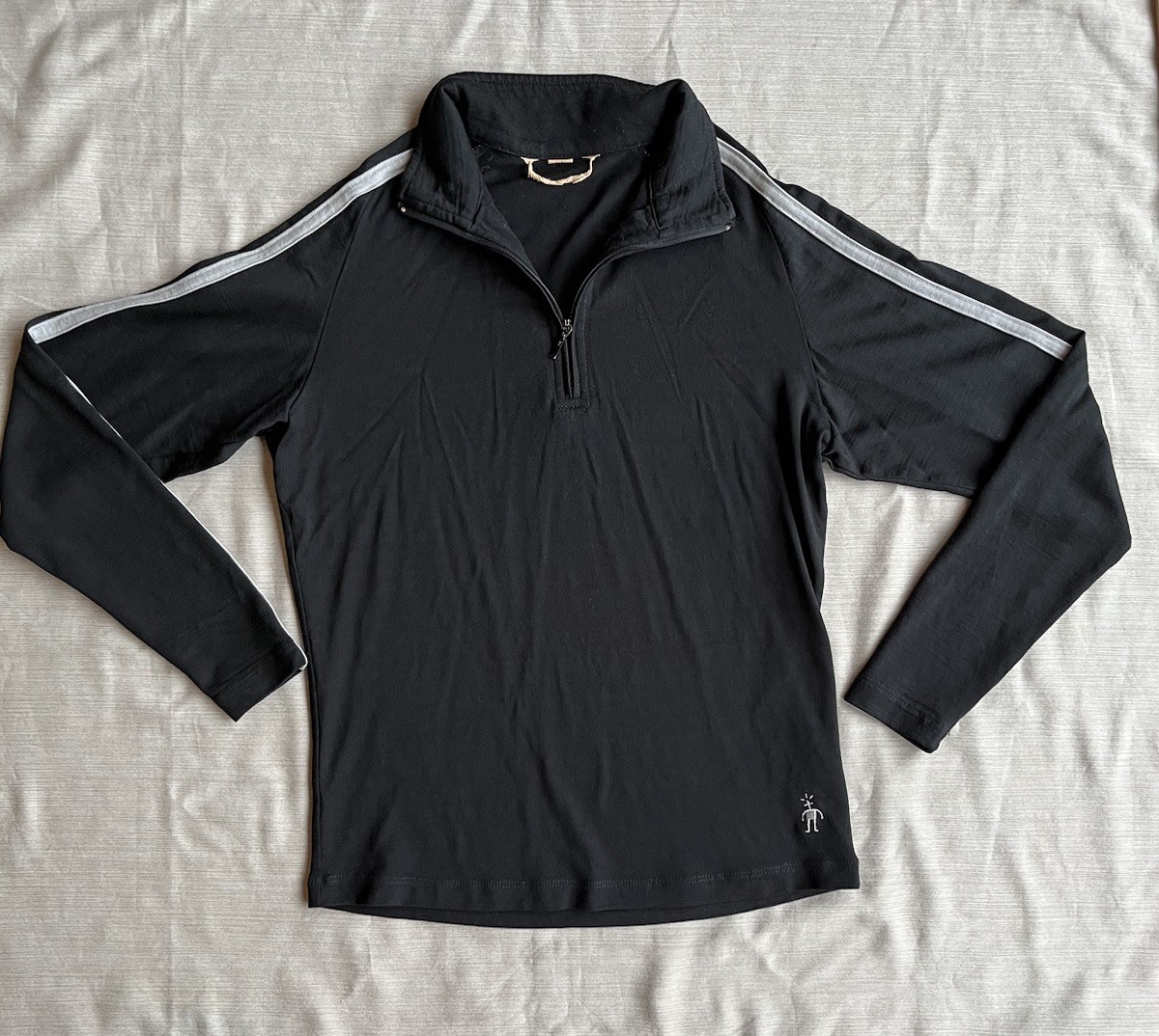 SmartWool 1/4 Zip Pullover Base Layer Womens Smal… - image 1