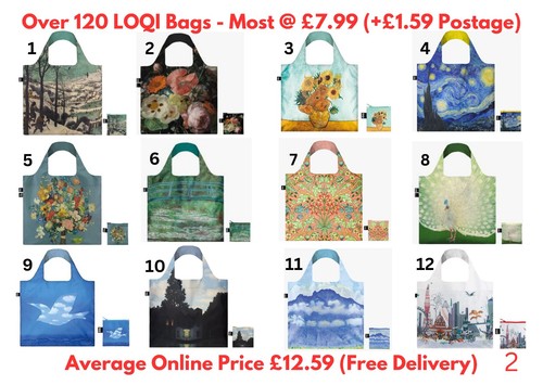 LOQI Tote Gustav Klimt The Fulfilment Gold Large Shoulder Shopping Bag - Picture 4 of 6