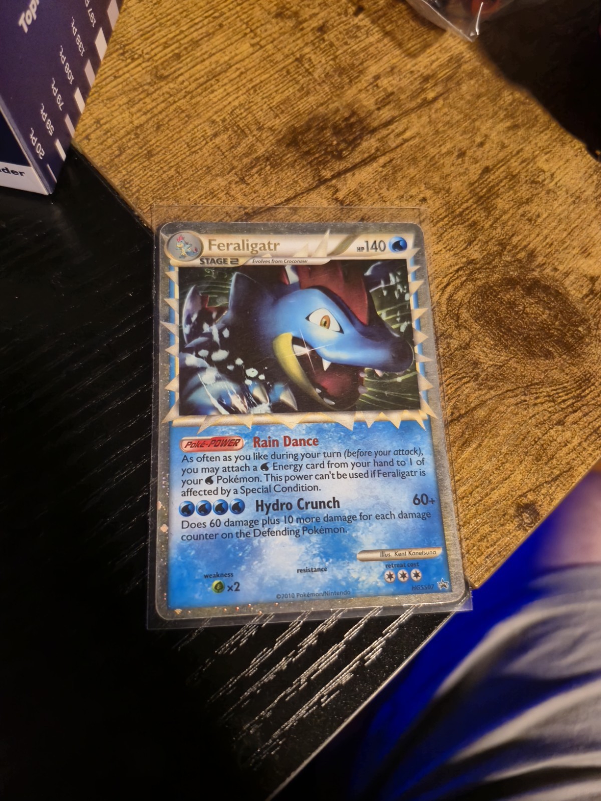 Feraligatr Prime HGSS07 Holo Ultra Rare Pokemon Card Black Star Promo LP