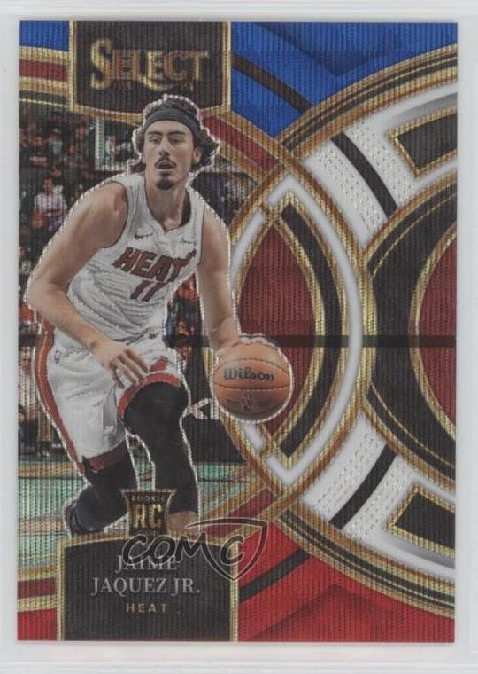 2023-24 Panini Select Premier Level Tri-Color Prizm Jaime Jaquez Jr #102 3hd
