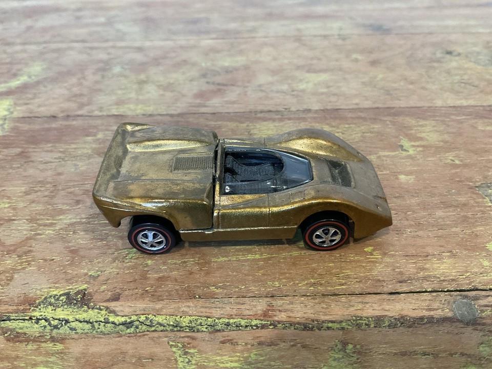 1968✨Hot Wheels🔴Redline✨McLaren M6A Spectraflame Blue✨Made In USA