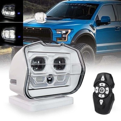 Remote Control Marine Searchlight Wireless LED Spotlight For Boat&Truck Off Road