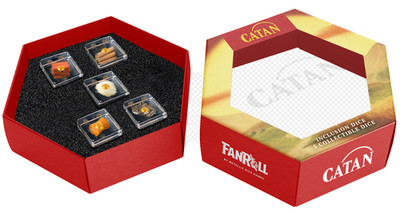 MET11100 FanRoll by MDG CATAN Inclusion Dice Set (5)