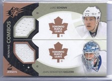 2010-11 SPx GIGUERE/SCHENN WINNING COMBOS JERSEY WC-GS