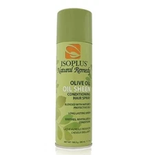 Isoplus Natural Remedy Sheen Olive Oil Conditioning Hair Spray
