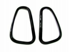 Llanta de luz trasera negra brillante envolvente para 02-06 Mini Cooper R52 R53