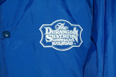 Größe Large Tall Herren Jacke Durango & Silverton Schmalspur Eisenbahn Zug LT